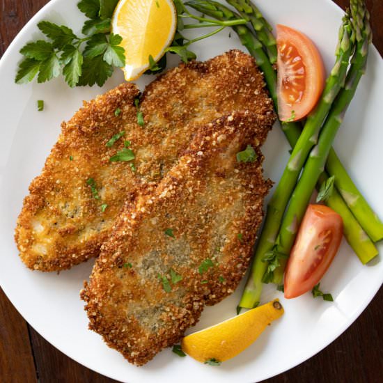 Parmesan, Panko Crusted Chicken Cut - Recipe photo by GiangisKitchen