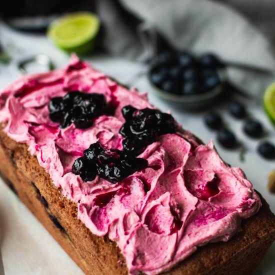 Blueberry & Lime Loaf - Recipe photo by AnushaLovesSpice