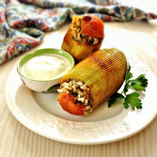 TURKISH STUFFED ZUCCHINI - Recipe photo by MyHomeDiaryinTurkey