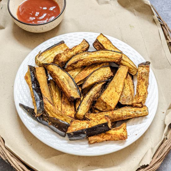 Air fryer eggplant fries - Recipe photo by rparm
