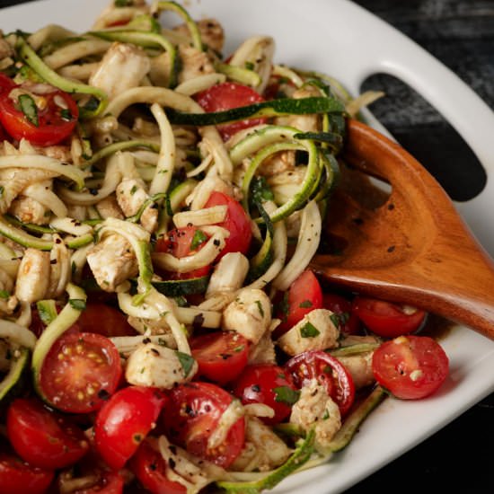 Zucchini Caprese Salad - Recipe photo by Barbara Curry