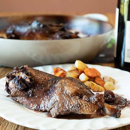 Duck in Cherry Wine Sauce - Recipe photo by iwilkerson