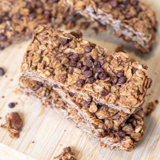 Peanut Butter Chocolate Chip Bars - Recipe photo by servedfromscratch