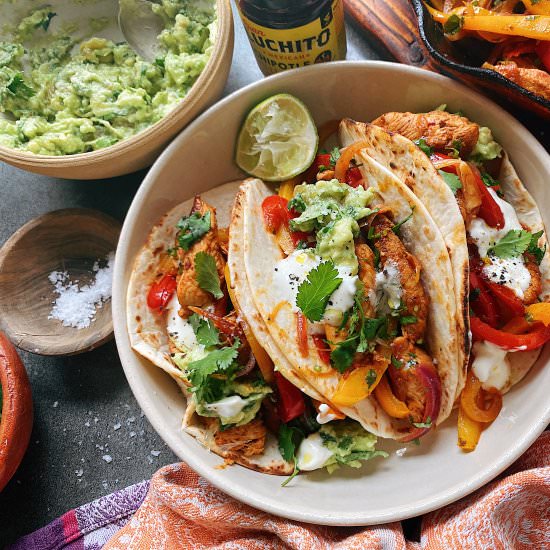 Chicken Fajitas with Chipotle - Recipe photo by LuchitoAllison