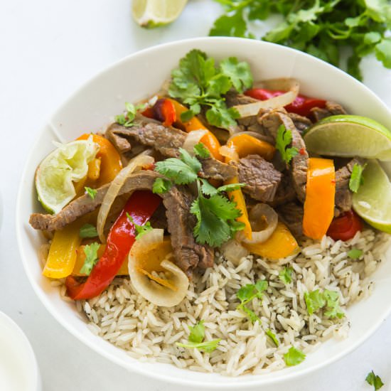 Instant Pot Steak Fajitas - Recipe photo by pumpkinnspice