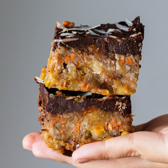 Easy Raw Vegan Carrot Cake - Recipe photo by refreshmyhealth