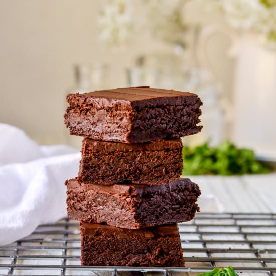 Thin Mint Brownies - Recipe photo by theartofbaking