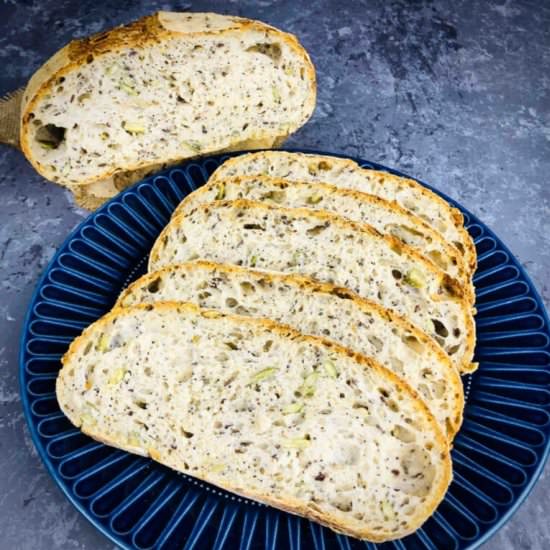 Sourdough Multiseed Bread - Recipe photo by spicytamarind