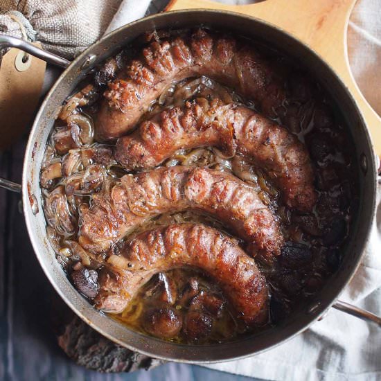 Sausage and Caramelised Onion - Recipe photo by Dzi