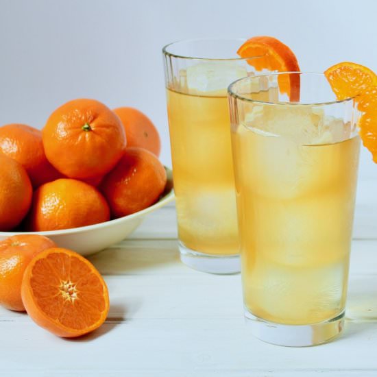 Clementine Honey Iced Tea - Recipe photo by the good eats co