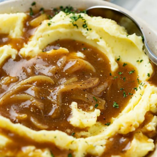 Onion Gravy - Recipe photo by TheCozyCook