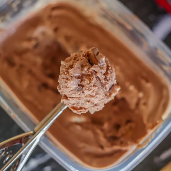 Nutella Ice Cream - Recipe photo by HIldaskitchenblog