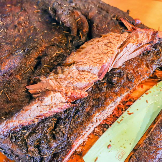 Traeger Smoked Brisket - Recipe photo by HIldaskitchenblog