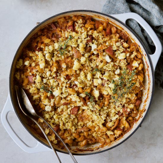 Easy Chicken Sausage Cassoulet - Recipe photo by fromachefskitchen