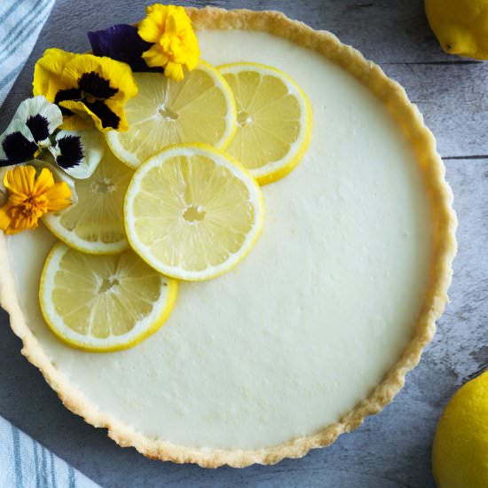 Vegan Lemon Tart - Recipe photo by stephsunshine