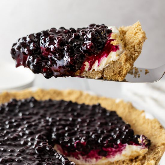 Blueberry Cream Cheese Pie - Recipe photo by owlbbaking