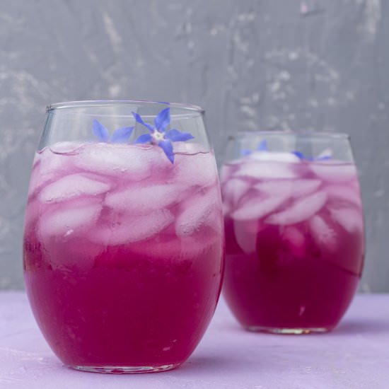 Purple Lemonade - Recipe photo by vegandollhouse