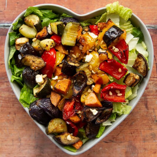 Roasted Vegetable Salad - Recipe photo by somethingaboutsandwiches