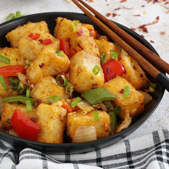 Salt and Pepper Tofu - Recipe photo by khinskitchen@gmail.com
