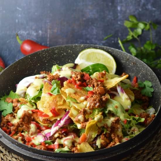Leftover Nachos Salad - Recipe photo by Mummys FastandEasy