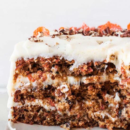 Super Soft and Moist Carrot Cake - Recipe photo by murmursofricotta