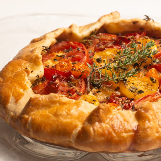 Tomato Galette - Recipe photo by Blue Cayenne