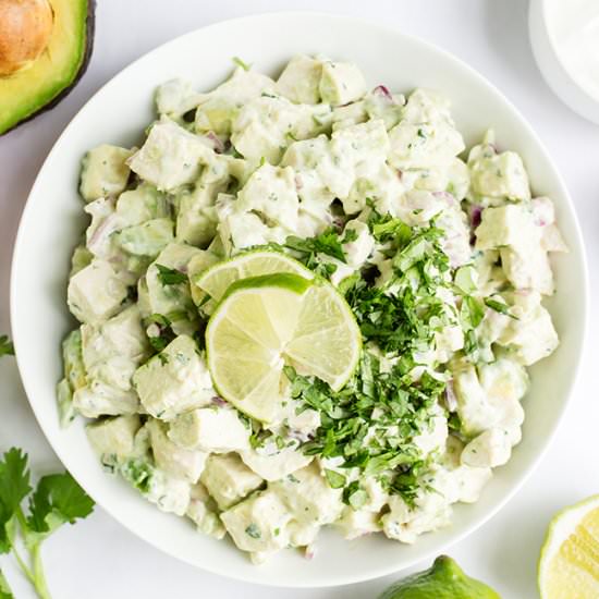 Tasty Avocado Chicken Salad - Recipe photo by ourfarmerhouse