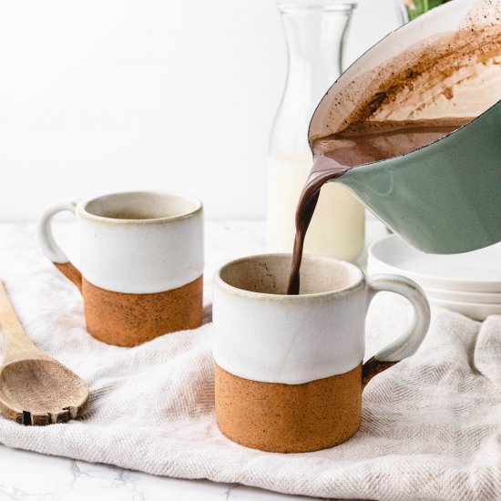 Black sesame hot chocolate - Recipe photo by TheChestnutBakery