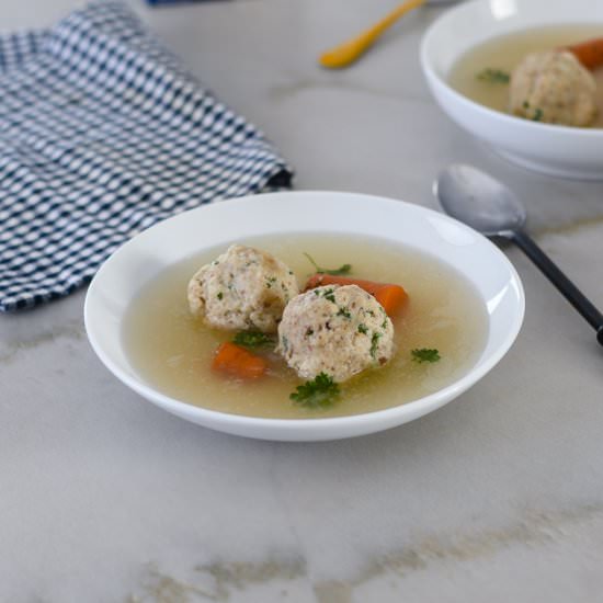 DIY Matzah Balls - Recipe photo by Feed Your Soul