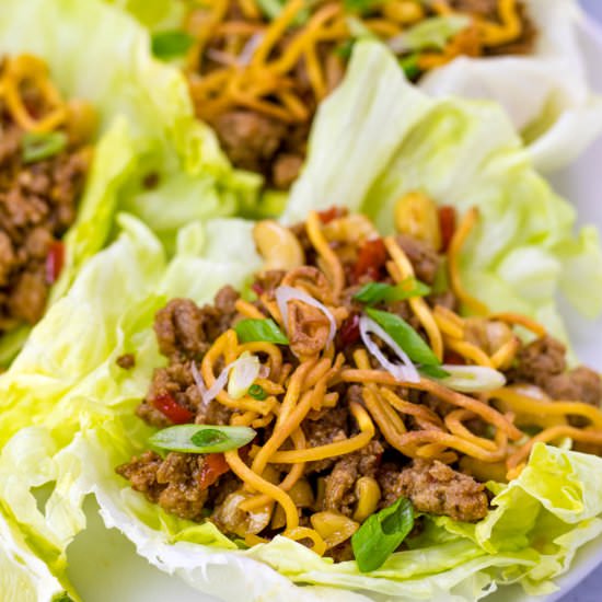Turkey Lettuce Wraps - Recipe photo by whippeditup