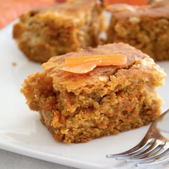 Carrot Cake Bars - Recipe photo by laughingspatula.com