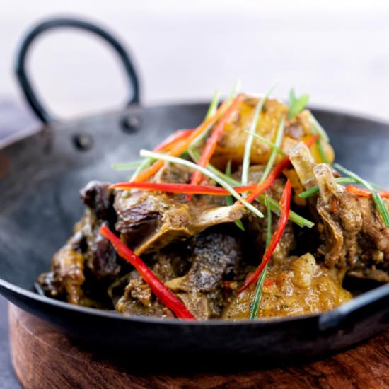 Jamaican Curry Goat with Potatoes - Recipe photo by Brian Jones