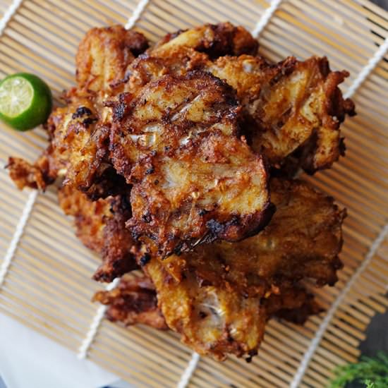 Crispy Fried Fish Bones - Recipe photo by BearNakedFood