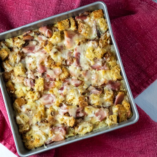 Ham and Cheese Bread Pudding - Recipe photo by sidewalkshoes