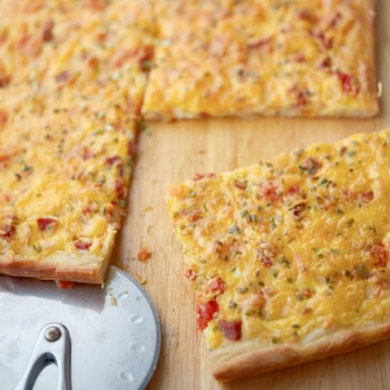 Portuguese Breakfast Pizza - Recipe photo by Carries Experimental Kitchen