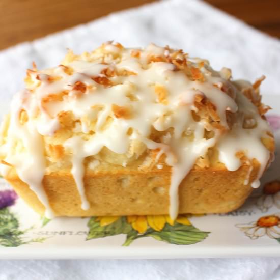 Mini Coconut-Lemon Quick Bread - Recipe photo by PalatablePastime