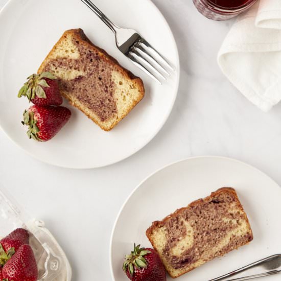 Strawberry Swirl Yogurt Cake - Recipe photo by 8thstreetmess