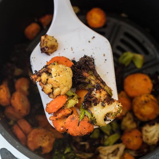 Air Fryer Frozen Vegetables - Recipe photo by buildyourbite