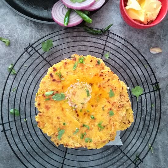 Makki Ki Roti - Recipe photo by livingsmartandhealthy