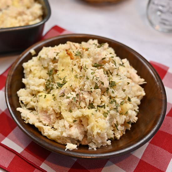 Keto Chicken And Rice Casserole - Recipe photo by tarasketokitchen