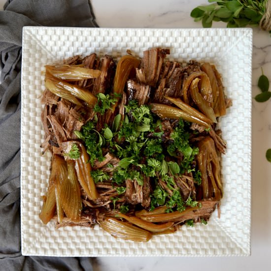 Braised Brisket With Fennel - Recipe photo by simmerandsauce