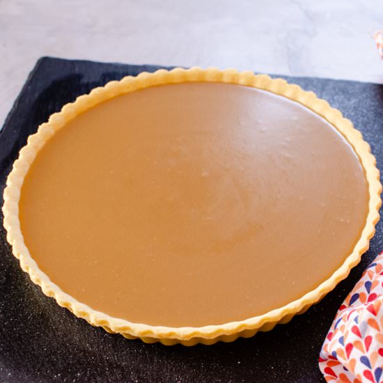 Old School Butterscotch Tart - Recipe photo by Flawless Food