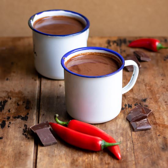 Xocolatl Aztec Hot Chocolate - Recipe photo by veggie desserts