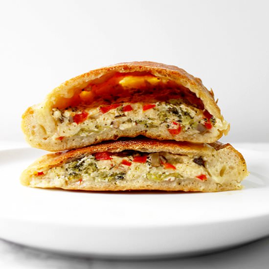 Vegetarian Calzone - Recipe photo by ThursdayNightPizza