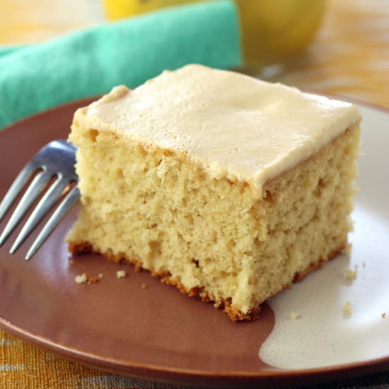 Preserved lemon sheet cake - Recipe photo by Food Gal