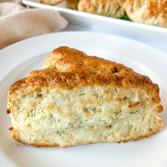 Dill Scones with Feta Cheese - Recipe photo by Sugarylogic