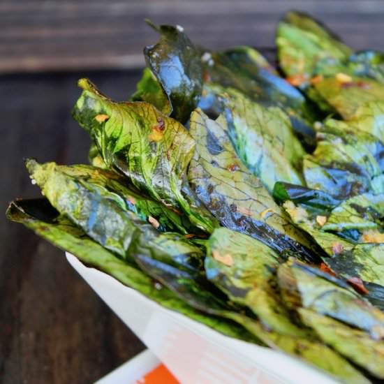Crispy Bok Choy Chips - Recipe photo by cookingontheweekends