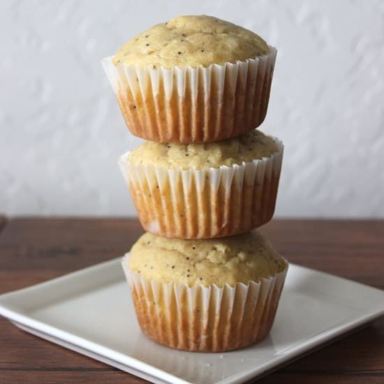 Moist Almond Poppy Seed Muffins - Recipe photo by savorytosweetfood