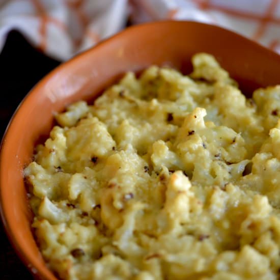 Cheesy Cauliflower Bake - Recipe photo by Hoorah to Health