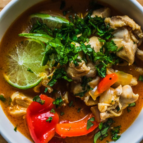 Thai Coconut & Red Curry Chicken - Recipe photo by thedanareneeway